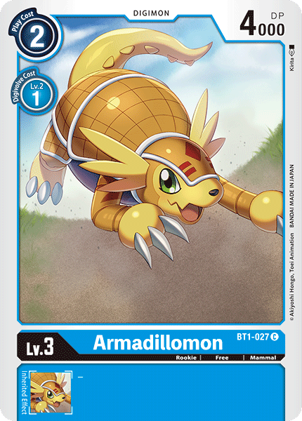 Armadillomon [BT1-027] [Release Special Booster Ver.1.0] | Total Play