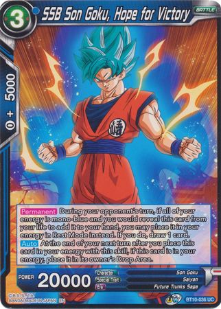 SSB Son Goku, Hope for Victory (BT10-036) [Rise of the Unison Warrior 2nd Edition] | Total Play