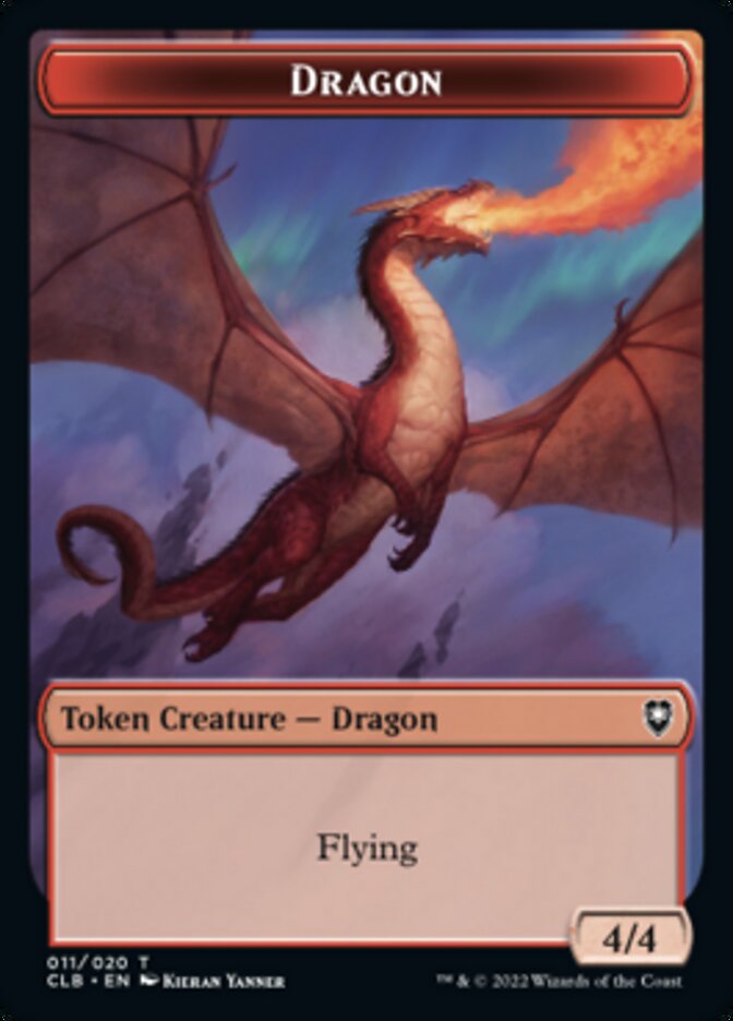 Dragon Token [Commander Legends: Battle for Baldur's Gate Tokens] | Total Play