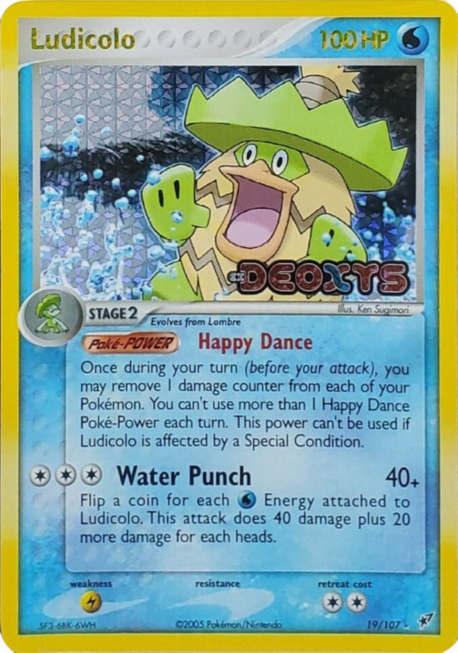Ludicolo (19/107) (Stamped) [EX: Deoxys] | Total Play
