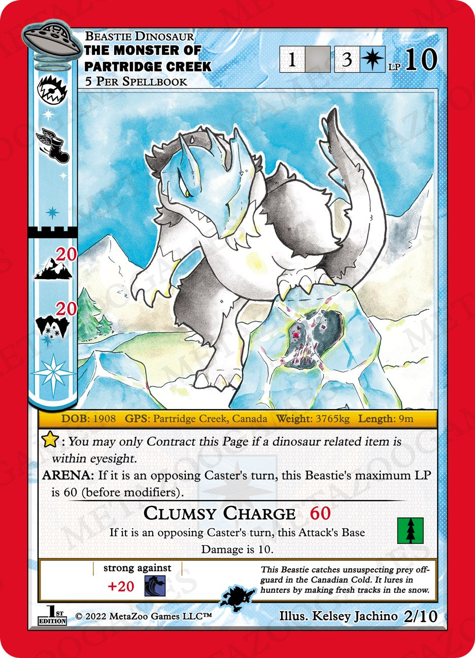 The Monster of Partridge Creek [Cryptid Nation: UFO First Edition Release Event Deck] | Total Play