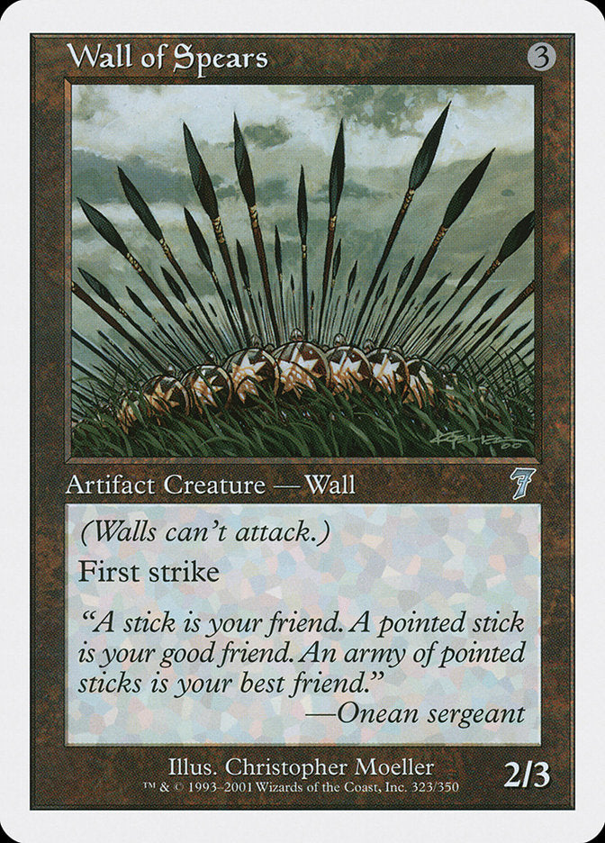 Wall of Spears [Seventh Edition] | Total Play
