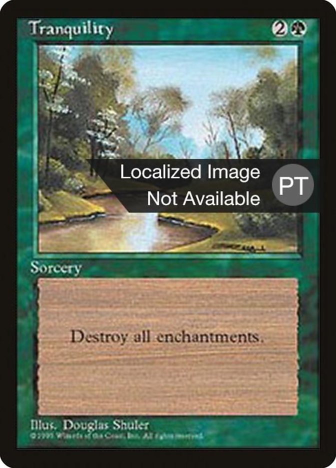 Tranquility [Fourth Edition (Foreign Black Border)] | Total Play