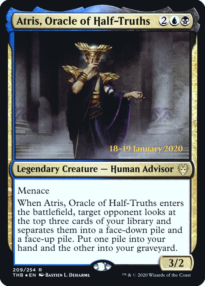 Atris, Oracle of Half-Truths [Theros Beyond Death Prerelease Promos] | Total Play