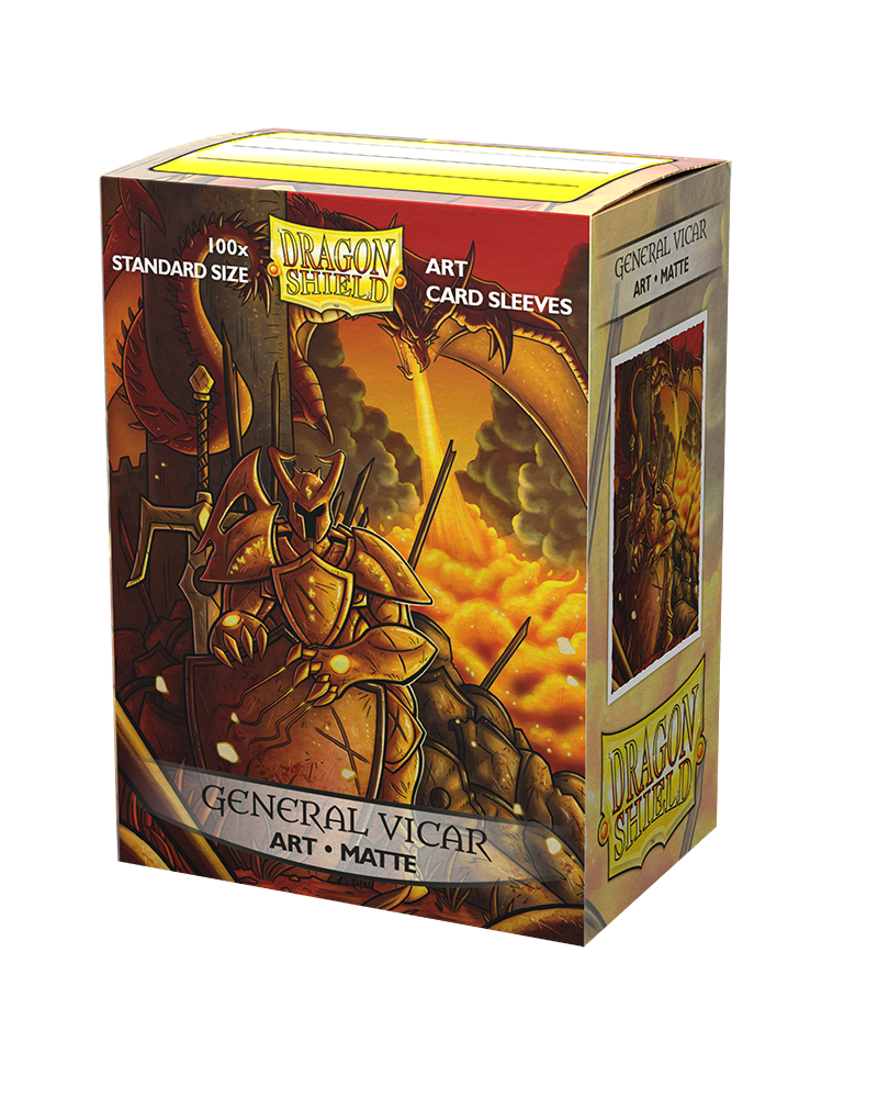 Dragon Shield: Standard 100ct Art Sleeves - General Vicar | Total Play