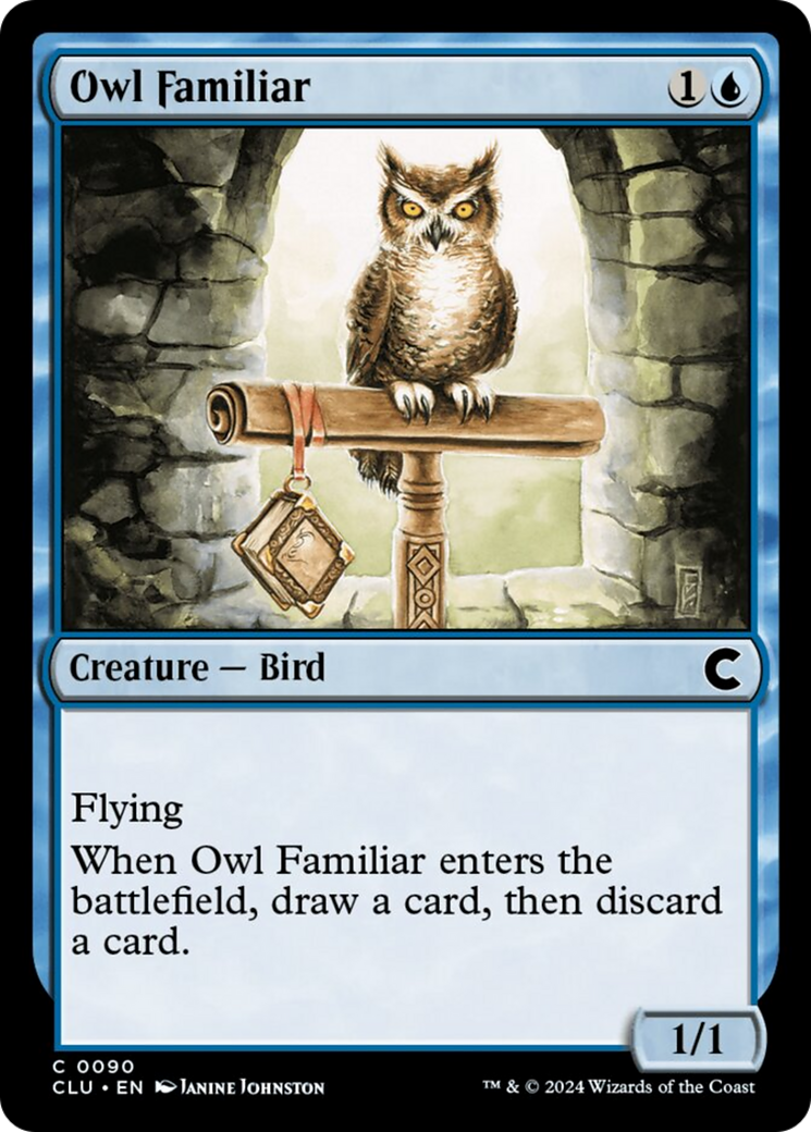 Owl Familiar [Ravnica: Clue Edition] | Total Play