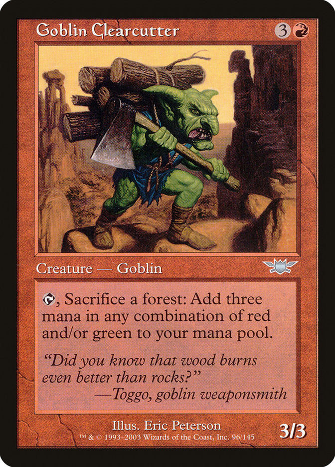 Goblin Clearcutter [Legions] | Total Play