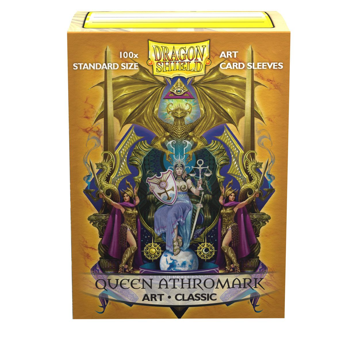 Dragon Shield: Standard 100ct Brushed Art Sleeves - Queen Athromark (Classic) | Total Play