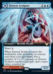 Torrent Sculptor // Flamethrower Sonata (Extended Art) [Strixhaven: School of Mages] | Total Play