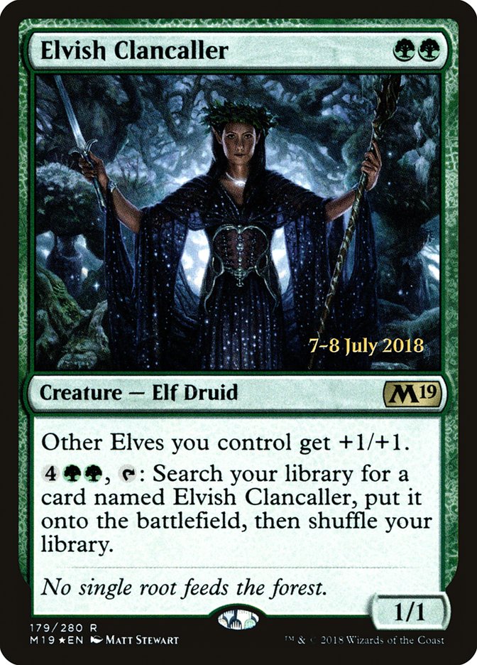 Elvish Clancaller [Core Set 2019 Prerelease Promos] | Total Play