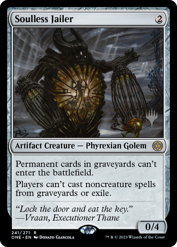 Soulless Jailer (Promo Pack) [Phyrexia: All Will Be One Promos] | Total Play