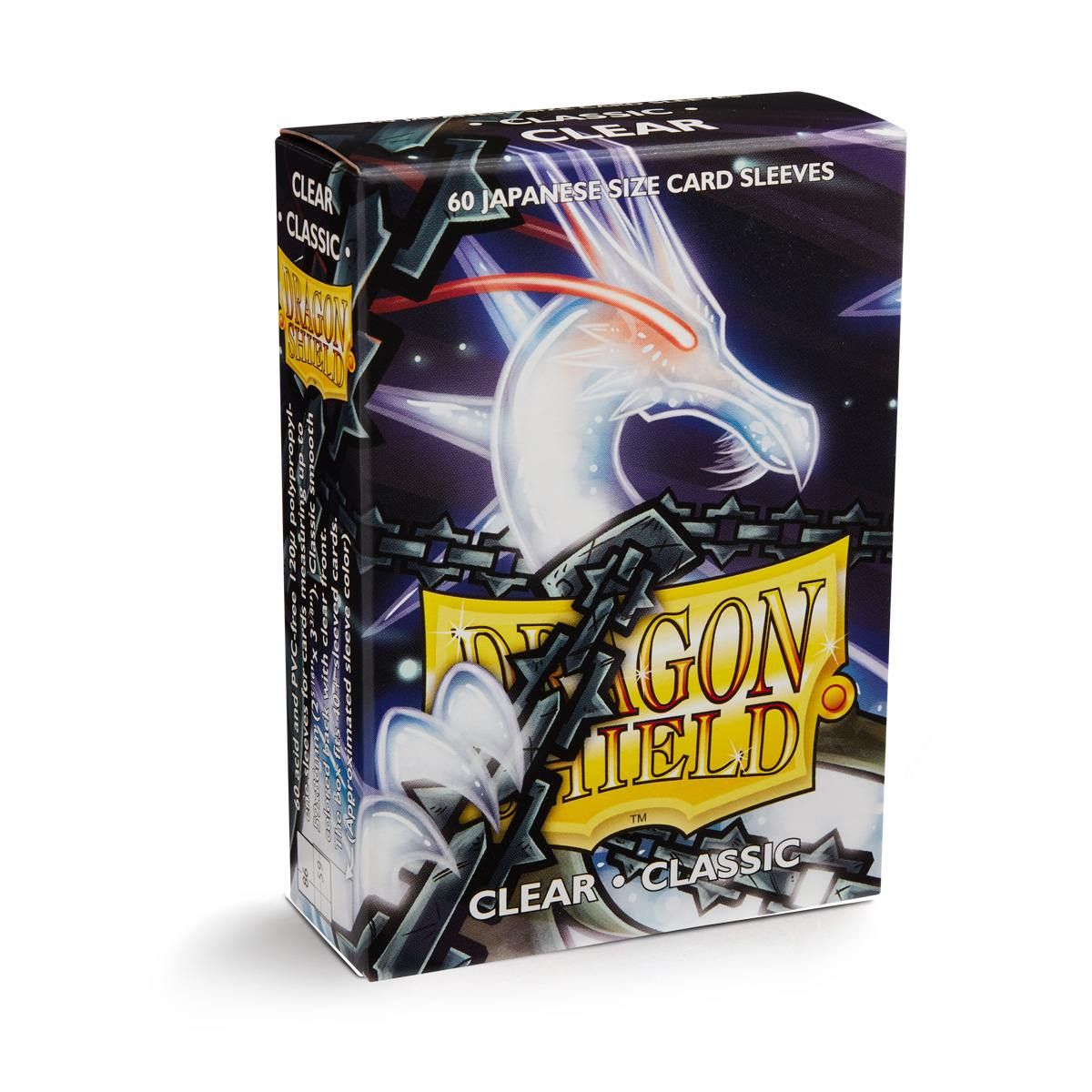 Dragon Shield: Japanese Size 60ct Sleeves - Clear (Classic) | Total Play