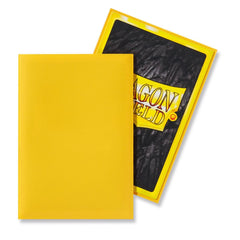 Dragon Shield: Japanese Size 60ct Sleeves - Yellow (Matte) | Total Play