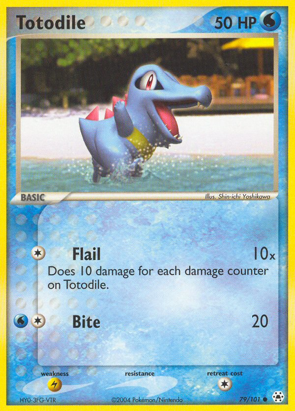 Totodile (79/101) [EX: Hidden Legends] | Total Play