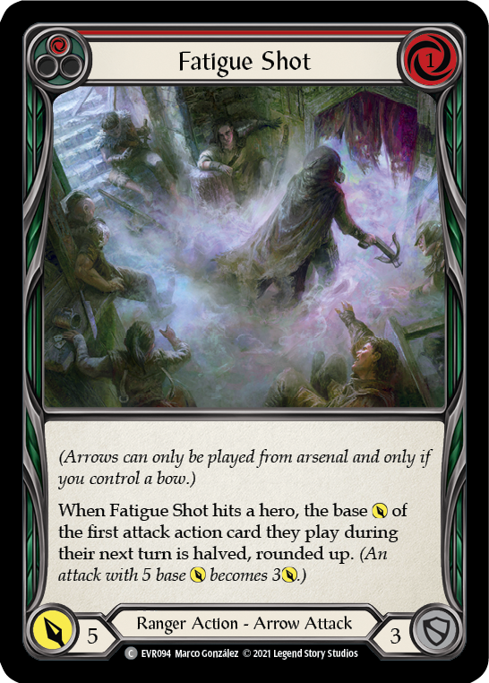 Fatigue Shot (Red) [EVR094] (Everfest)  1st Edition Rainbow Foil | Total Play
