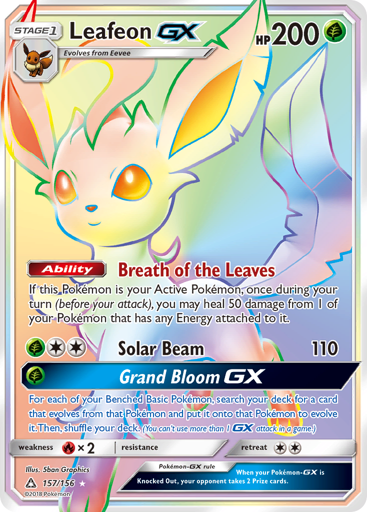 Leafeon GX (157/156) [Sun & Moon: Ultra Prism] | Total Play