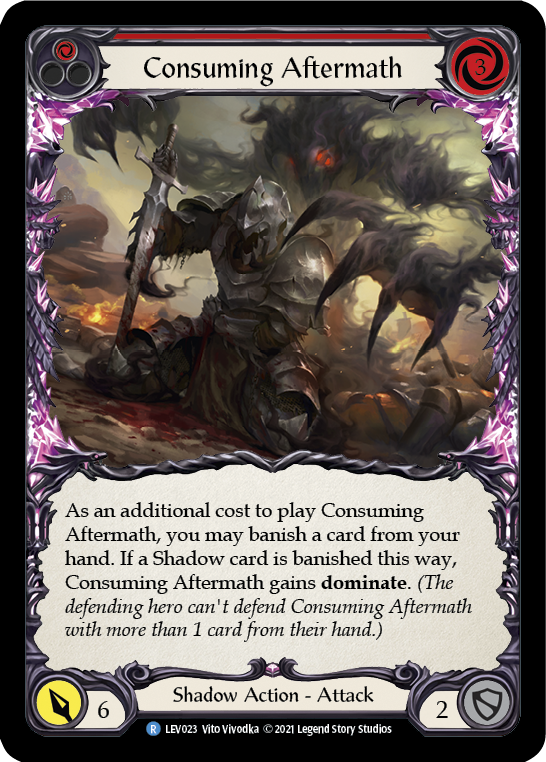 Consuming Aftermath (Red) [LEV023] (Monarch Levia Blitz Deck) | Total Play