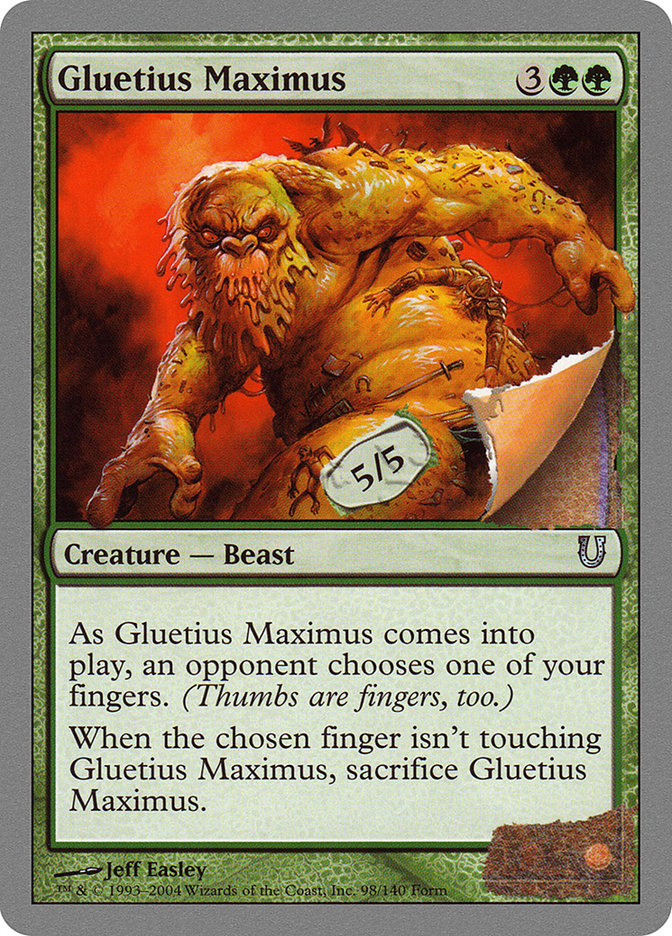 Gluetius Maximus [Unhinged] | Total Play