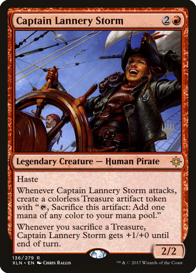 Captain Lannery Storm (Promo Pack) [Ixalan Promos] | Total Play
