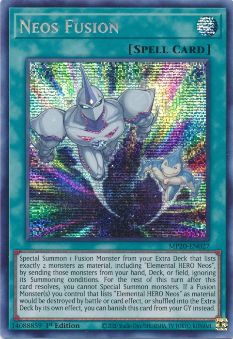 Neos Fusion [MP20-EN027] Prismatic Secret Rare | Total Play