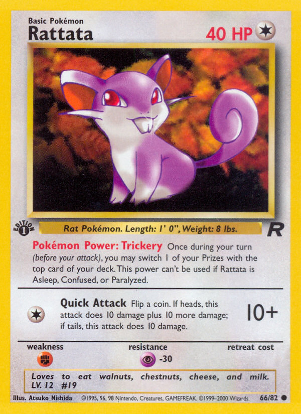 Rattata (66/82) [Team Rocket 1st Edition] | Total Play