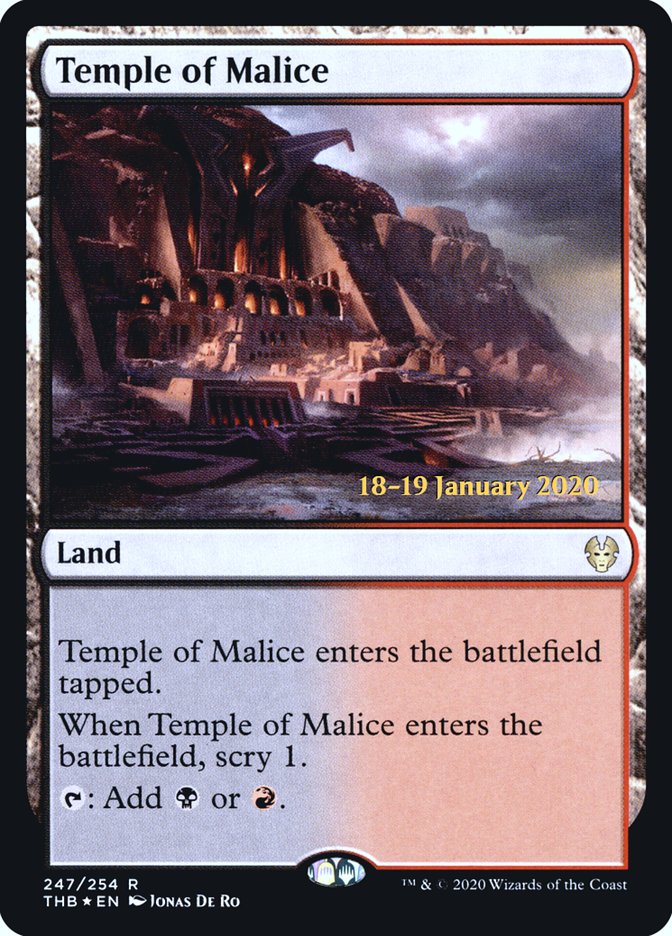 Temple of Malice [Theros Beyond Death Prerelease Promos] | Total Play