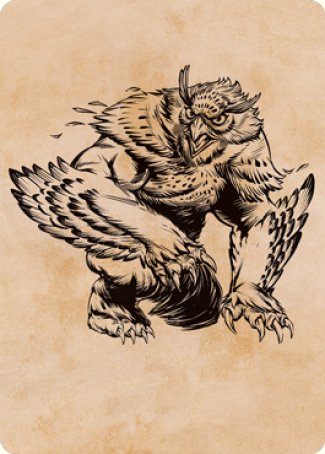 Owlbear (Showcase) Art Card [Dungeons & Dragons: Adventures in the Forgotten Realms Art Series] | Total Play