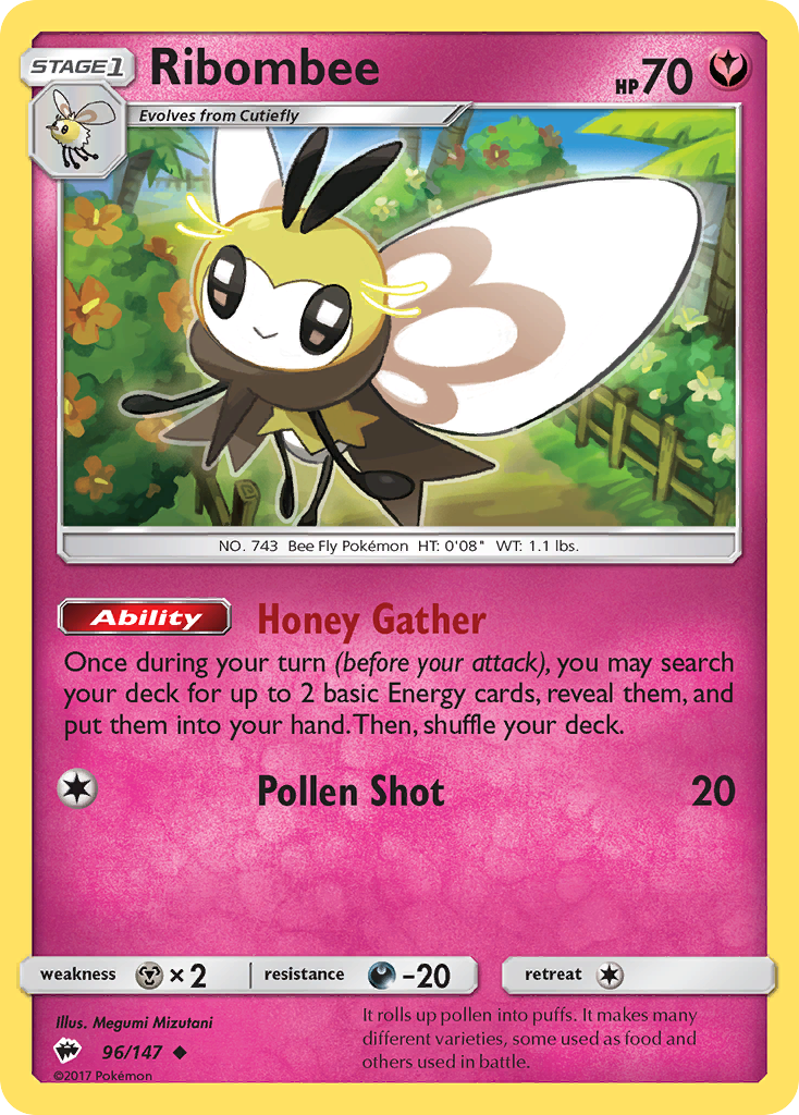 Ribombee (96/147) [Sun & Moon: Burning Shadows] | Total Play