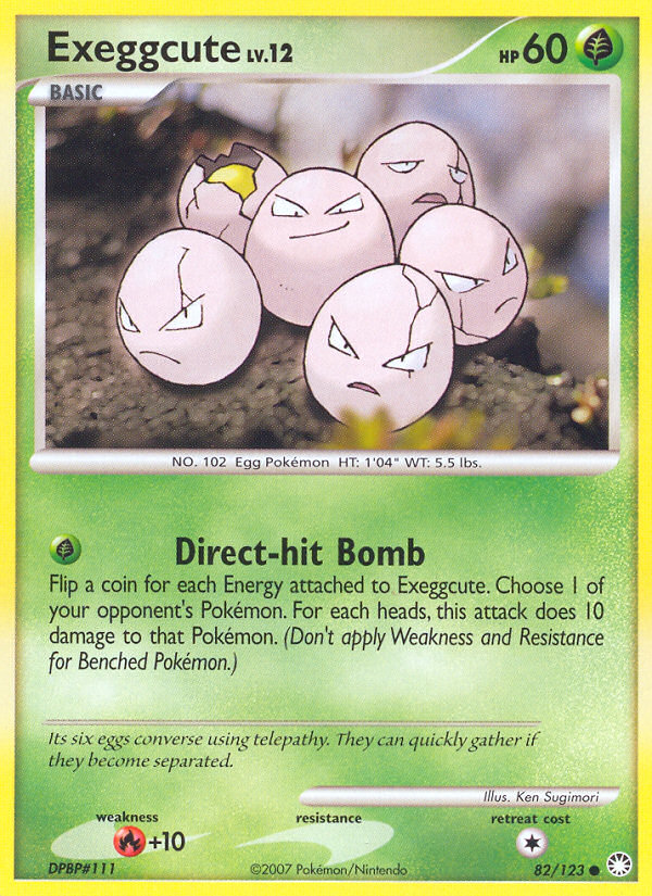 Exeggcute (82/123) [Diamond & Pearl: Mysterious Treasures] | Total Play