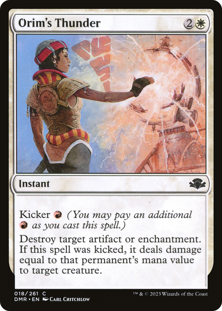 Orim's Thunder [Dominaria Remastered] | Total Play