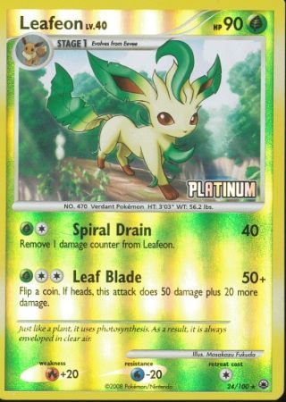 Leafeon (24/100) [Burger King Promos: 2009 Collection] | Total Play