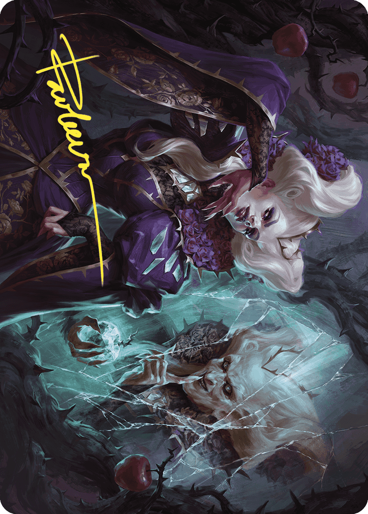 Conceited Witch Art Card (Gold-Stamped Signature) [Wilds of Eldraine Art Series] | Total Play