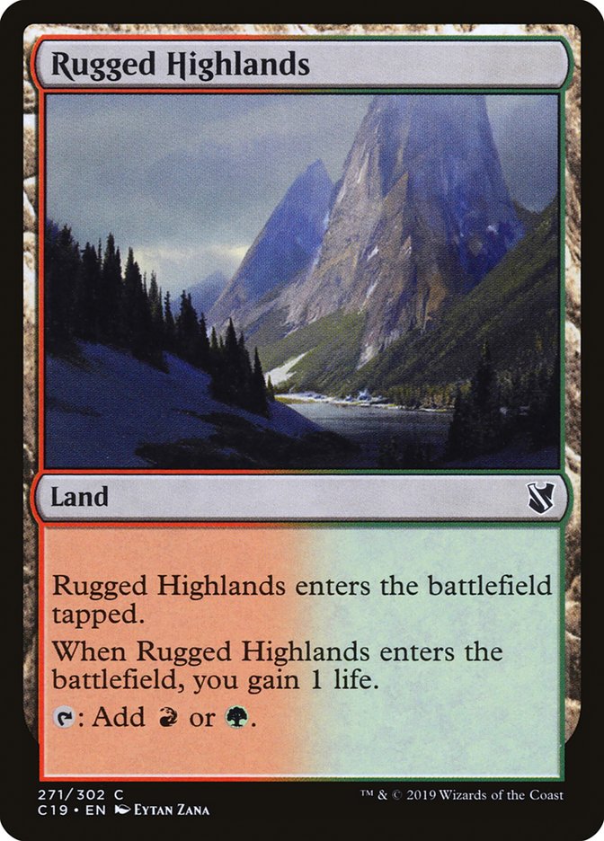 Rugged Highlands [Commander 2019] | Total Play
