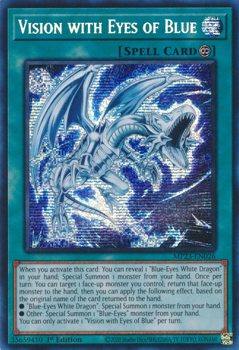 Vision with Eyes of Blue [MP23-EN026] Prismatic Secret Rare | Total Play