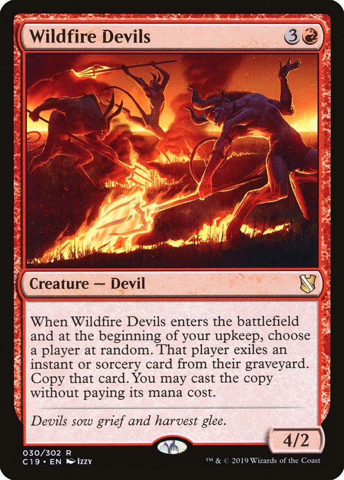 Wildfire Devils [Commander 2019] | Total Play