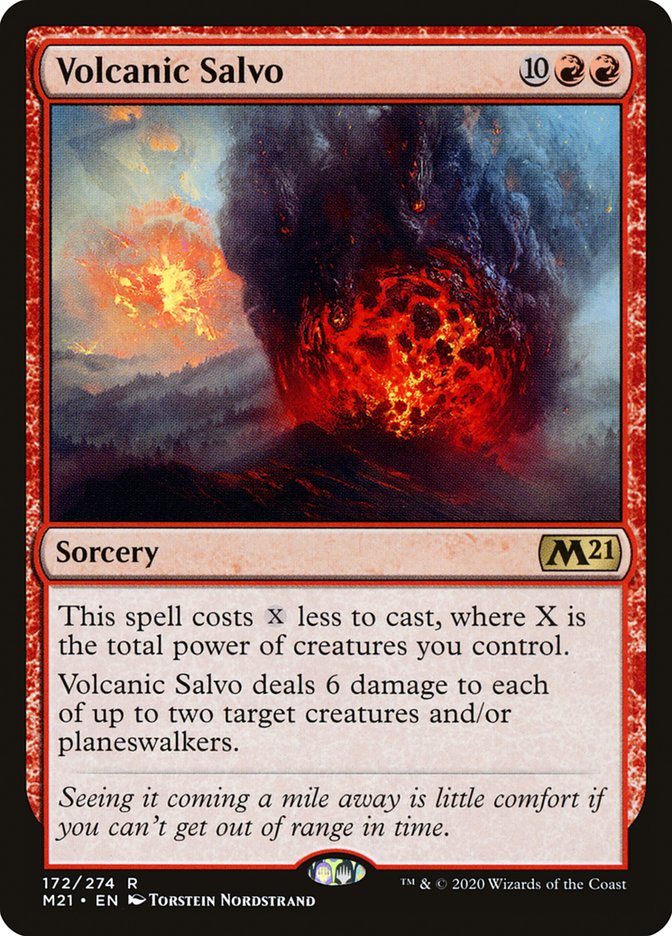 Volcanic Salvo [Core Set 2021] | Total Play