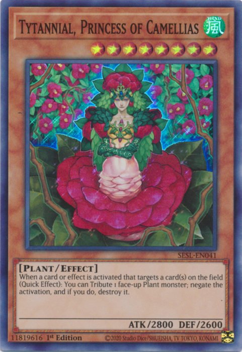 Tytannial, Princess of Camellias [SESL-EN041] Super Rare | Total Play