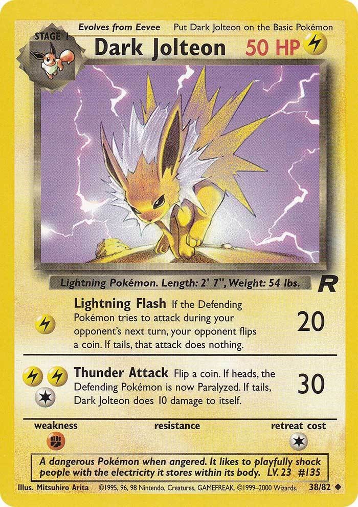 Dark Jolteon (38/82) [Team Rocket Unlimited] | Total Play