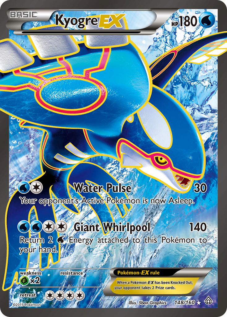 Kyogre EX (148/160) [XY: Primal Clash] | Total Play