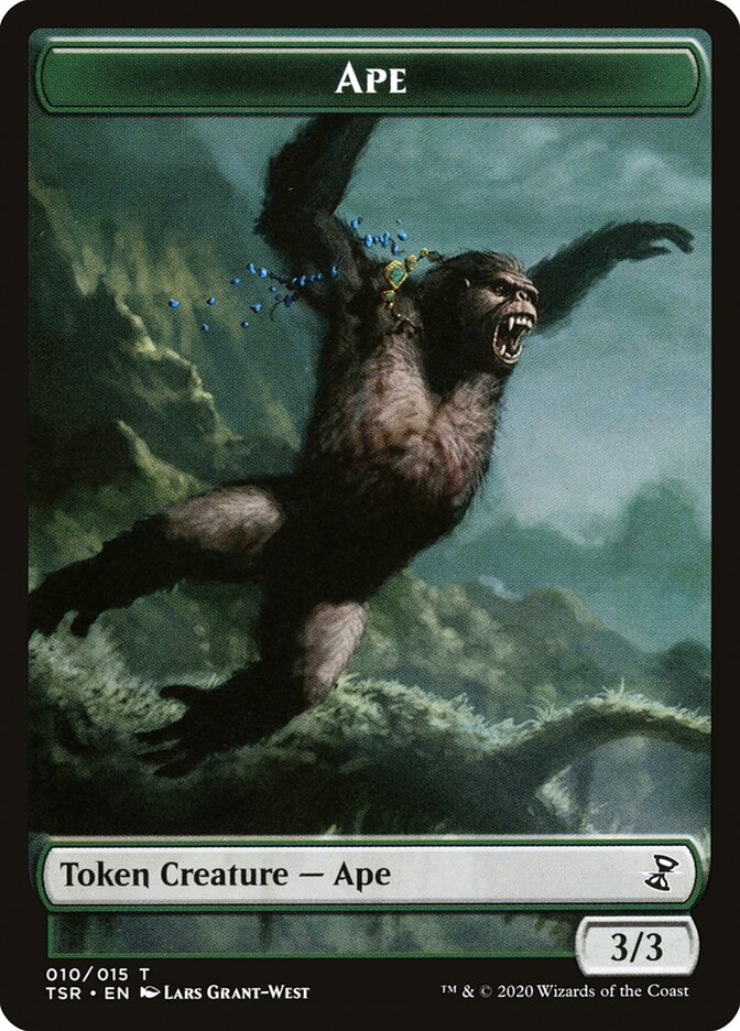 Angel // Ape Double-Sided Token [Double Masters Tokens] | Total Play