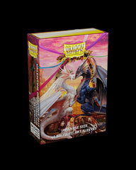 Dragon Shield: Japanese Size 60ct Brushed Art Sleeves - Valentine Dragons (2023) | Total Play
