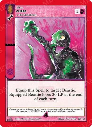 Curse [Cryptid Nation: Wilderness First Edition Release Event Deck] | Total Play