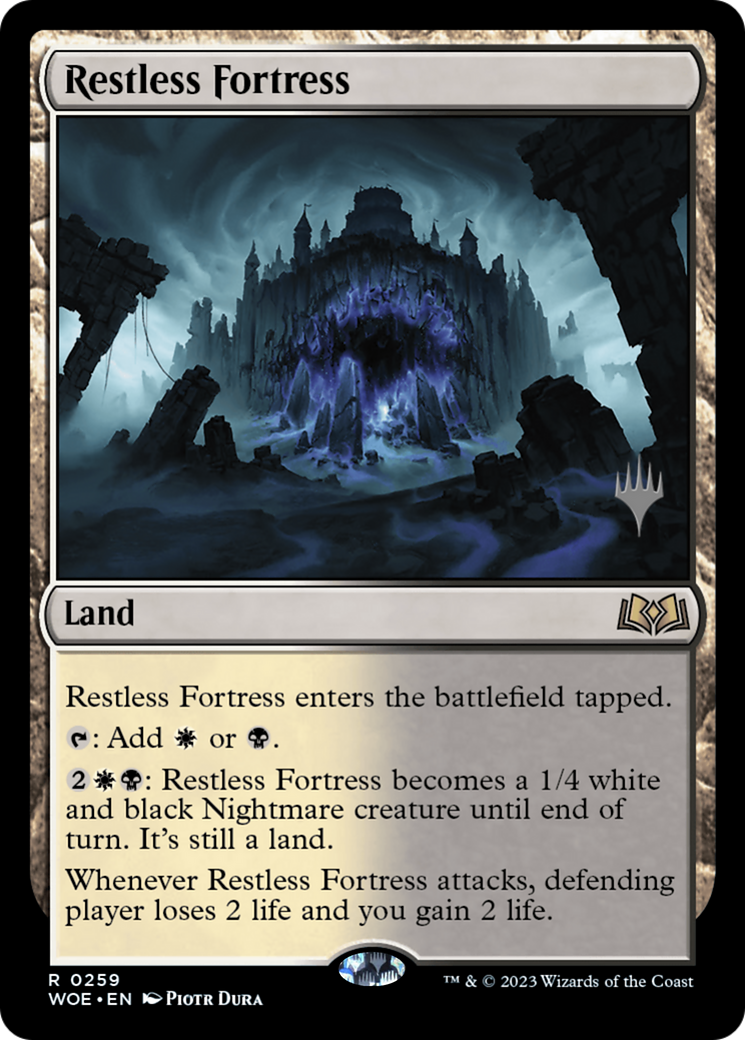 Restless Fortress (Promo Pack) [Wilds of Eldraine Promos] | Total Play