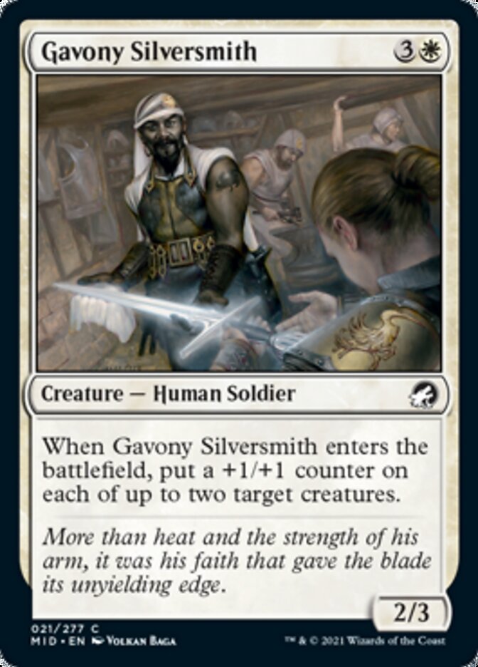 Gavony Silversmith [Innistrad: Midnight Hunt] | Total Play