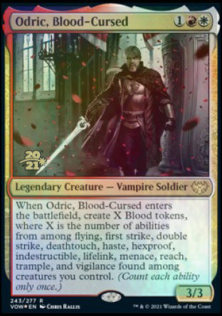 Odric, Blood-Cursed [Innistrad: Crimson Vow Prerelease Promos] | Total Play