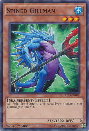 Spined Gillman [BP03-EN059] Shatterfoil Rare | Total Play