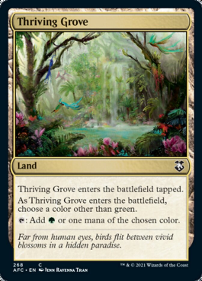 Thriving Grove [Dungeons & Dragons: Adventures in the Forgotten Realms Commander] | Total Play