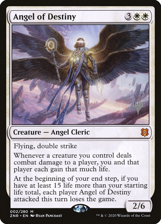 Angel of Destiny (Promo Pack) [Zendikar Rising Promos] | Total Play