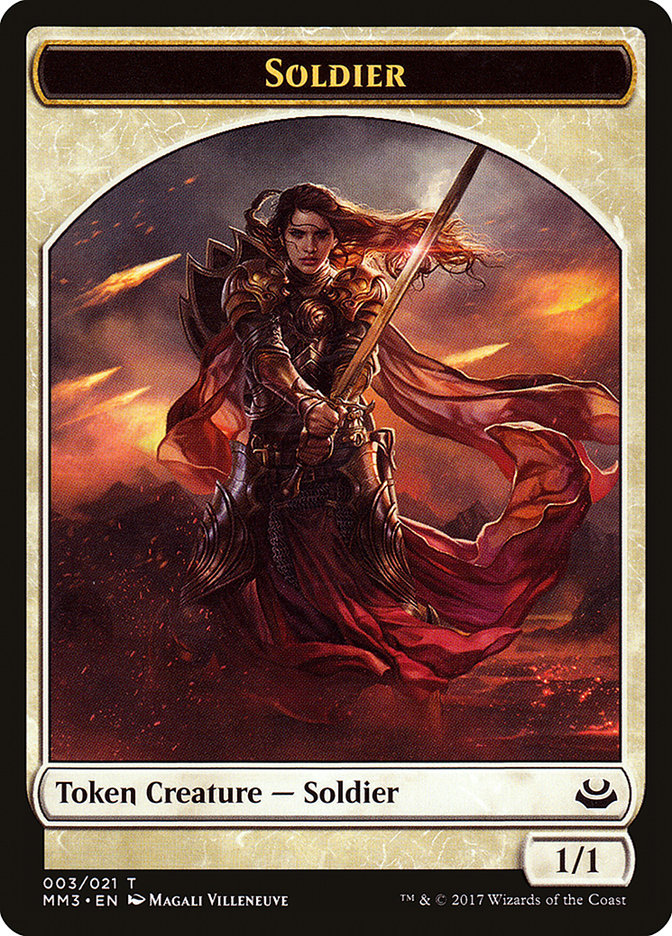 Soldier Token (003/021) [Modern Masters 2017 Tokens] | Total Play