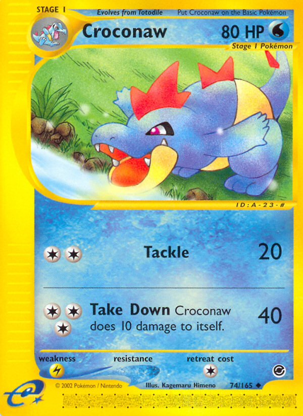 Croconaw (74/165) [Expedition: Base Set] | Total Play